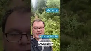 Difference with WANDERING and WONDERING WITH English teacher Ajarn Ken