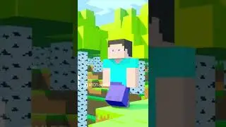 Minecraft shortcut technic of steve. #minecraft #shorts #steve