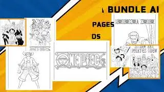 🏴&zwj;☠️ THE ULTIMATE PIRATE TREASURE! 200 One Piece Mega Bundle (Canva Editable & KDP Ready) #onepiece