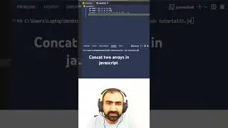 Concat two arrays in javascript #coding #programming #concat #array #javascript #es6