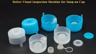 AI-Powered optical sorting and inspection system for snap-on hollow cap accurate defect analysis.