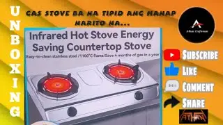 Unboxing Lenodi Infrared gas stove double large firepower household desktop gas stove. review