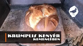 Krumplis kenyér kemencében