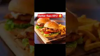 Healthy Chicken Burger Recipe | Peri Peri Chicken Burger Recipe | Better than KFC | #cooking #burger