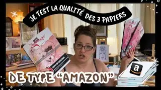 [ Tests LIVRES COLORIAGE ] 3 qualités de PAPIERS AMAZON  ⁉️ Je les tests tous ❣️