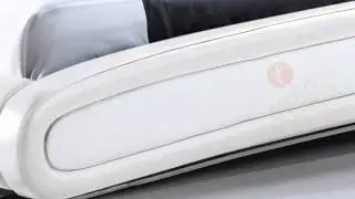 Paolo Collaner Designer Bett Polsterbett Lederbett Bettgestell Wasserbett Soho White
