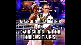 AARON CARTER TRIBUTE as a great performer in DANCING WITH THE STARS-DWTS