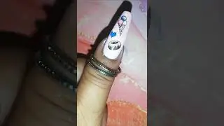 Easy nail Sticker #nailsticker #naildesign #easynailartdesignsforbeginners