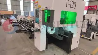 Auto feeding CNC pipe laser cutting machine, auto loading tube cutting machine