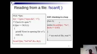 File input and output