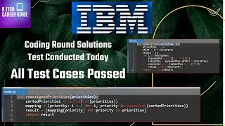 IBM Coding Round Solutions | simpleCipher() | All Test Cases Passed | reassignedPriorities() #ibm