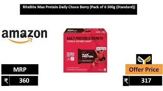 RiteBite Max Protein Daily Choco Berry Pack of 6 300g Standard