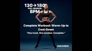 COMPLETE 2026 Track 05: Session End (130&rarr;110 BPM) | K-POP Full Session Workout Music | RUNJOINUS