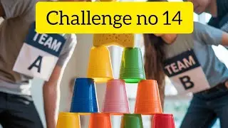 🔥 &ldquo;Only the Steady Hands Survive | Sponge vs Cups game | Who wins the challenge | Team A vs Team B