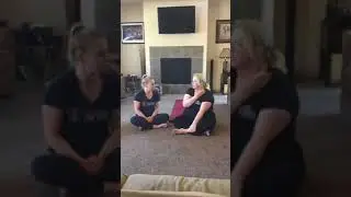 Facebook Live Yoga talking with Janelle