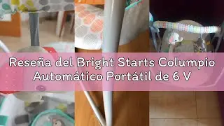 Rese&ntilde;a del Bright Starts Columpio Autom&aacute;tico Port&aacute;til de 6 Velocidades con Velocidad Adaptable, Tagg