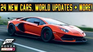 Update 2 & 3 Summary | Forza Horizon 5 adds Holiday Map Theme, Cars, Clothes, Horns + Secret Santa!