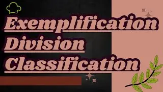 Exemplification, division, classification. #new #trending #newvideo #english #teaching #youtube #how