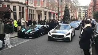 PANDEMONIUM at Supercars in London Car Spotting | Shmee150 657LT, Chiron Super Sport, 12Cilindri...