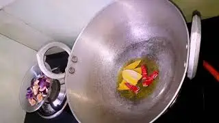 ছাদ বাগানের বাগান থেকে বেগুন এনে রান্না করলাম।