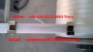 Polyester composite strap machine production line