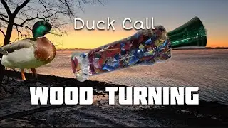 Wood Turning - Making an epoxy duck call with STAT insert kit