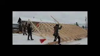 Roof Construction on the Ground