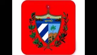 STICKER COAT OF ARMS CUBA