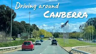 Spring Drive Around Canberra City, Australian Capital Territory