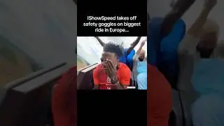 That did NOT end well&hellip; #ishowspeed #ishowspeedshorts #poland #europetour #speed #rollercoaster