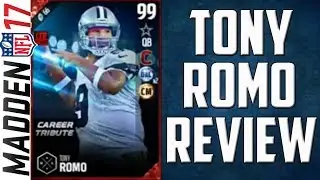 How Good is Career Tribute Tony Romo? MUT 17 Card Review