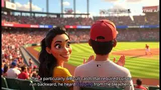 Luis's Fly Ball Challenge - Sports - Bedtime Story for Kids Read Along by Storytime AI
