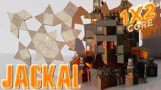 The Jackal - BUDGET BUILD - SOLO DUO Base - 50 ROCKETS - Simple & Strong - RUST Base Designs 2026