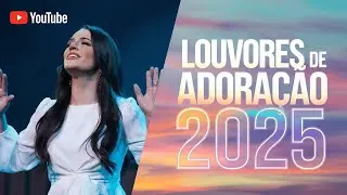 🔥🌟 Louvores Gospel 2025 COM LETRAS 🌟 Músicas Mais Tocadas, Lançamentos e Fé Que Inspira!