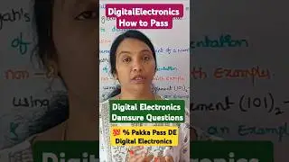 How to pass Digital Electronics R22 JNTUH || How to Pass DER22 || #DigitalElectronics