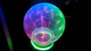 RGB rainbow plasma ball