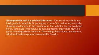 Lars Winkelbauer - Eco-Friendly Packaging Options for Reducing Air Cargo's Footprint
