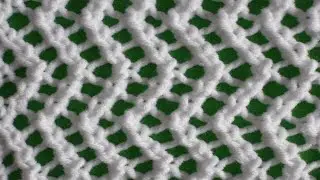 镂空图样，用简单的针法，织出不简单的图样Hollow patterns, using simple stitches to knit unsimple patterns