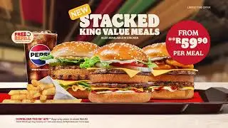 New stacked king value meals burger King