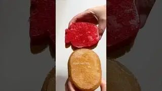 ASMR frozen sponge squeezing + ripping -  cracking ice sounds #satisfying