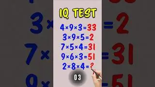 Can You Solve This IQ Test Before Time Runs Out?