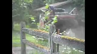 leaping car
