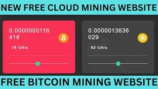 Free Bitcoin Mining Website 2023 | New Free Cloud Mining Website