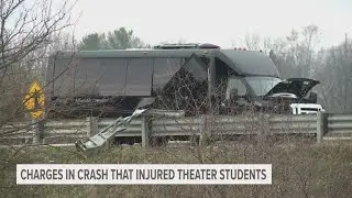 Charter bus driver in I-96 crash faces charges of operating while intoxicated