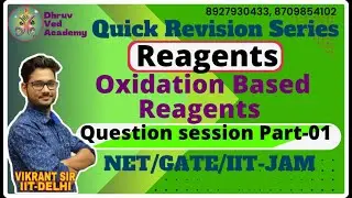 MIXED QUESTIONS | OXIDISING AGENTS (PART-01) | CSIR-NET | GATE | IIT-JAM
