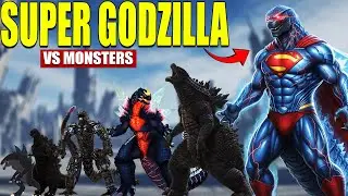 Super Godzilla vs Giant Monsters | 3D Monster Size Comparison