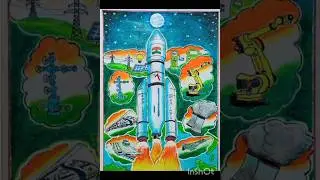 #space day #celebration #poster compition #shortsvideo #viralvideo