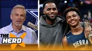 THE HERD | Colin share Rich Paul told teams to not draft Bronny, Is this a scare strategy ?