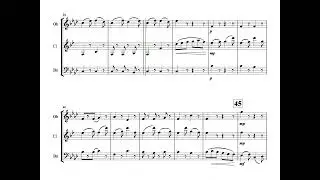 Weait 0006 Shave Haircut Two Bits for reed trio of oboe, clarinet and bassoon (2'25)