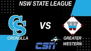 Cronulla vs Greater Western - 1st Grade - 24/01/26 NSW State League